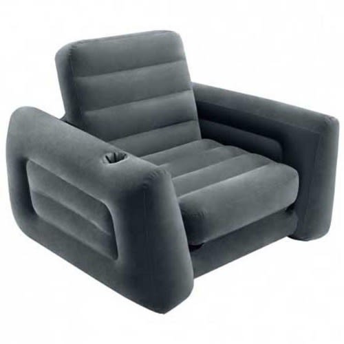 Single Pullout Sofa Chair And Bed With Pump