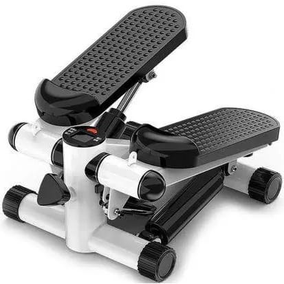 Mini Stepper With Resistance Bands And Lcd Monitor