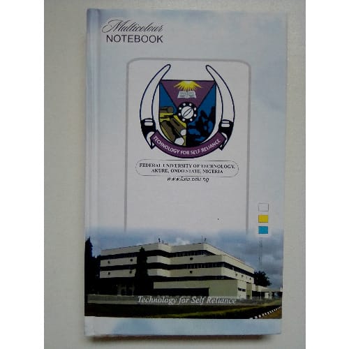 Notebook Hardcover With Futa Logo - Multicolor