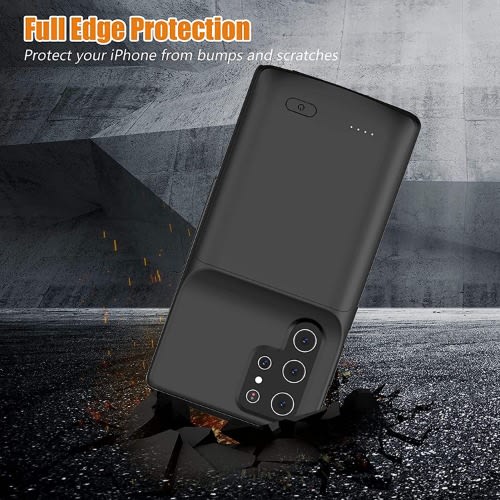 Slim Portable Rechargeable Battery Charging Case For Samsung Galaxy S22 Ultra