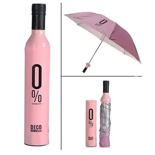 Wine Bottle Shaped Umbrella
