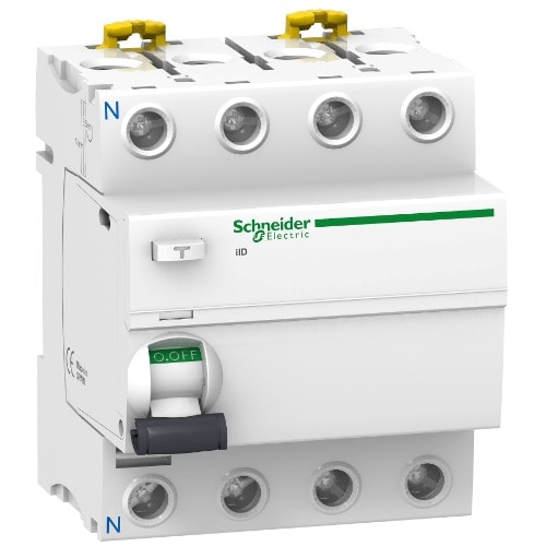 Acti 9 Iid- Reliable Residual Current Circuit Breaker (rccb)- 4p-100a - 300ma || A9r14491