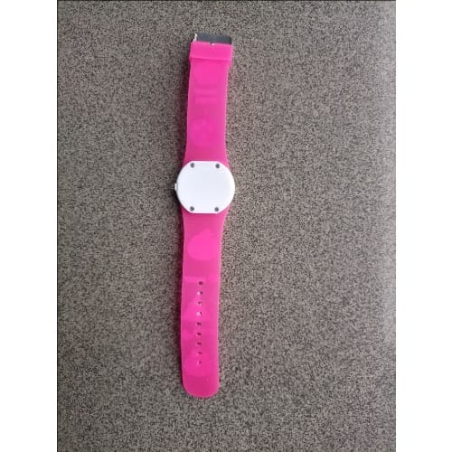 Angry Birds Children Cartoon Character Analog Watch - Pink