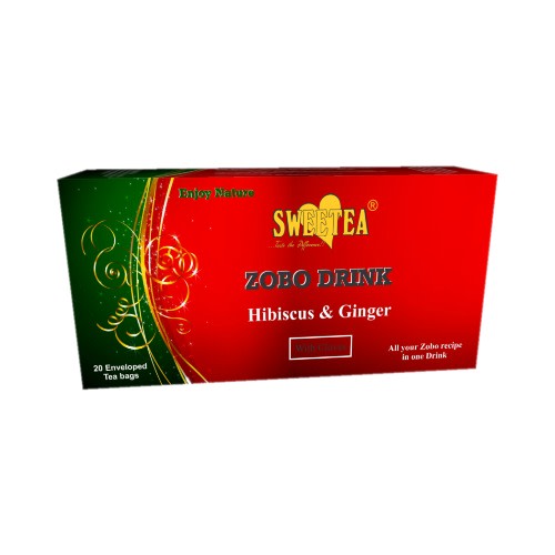 Zobo Drink Hibiscus And Ginger With Cloves - 20 Teabags