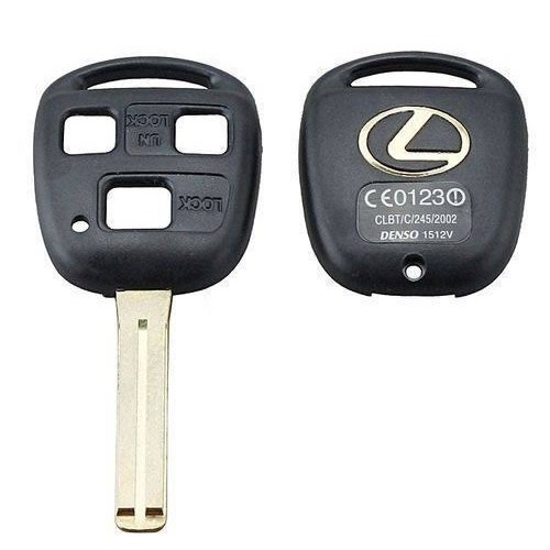 Replacement Shell Key Case For Lexus- Black