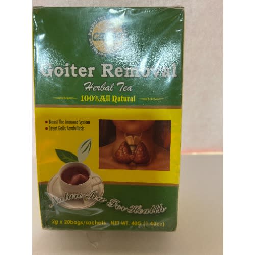 Great Tea Goiter Removal Herbal Tea - 20 Teabags