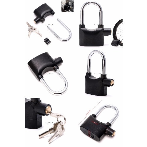 Siren Security Alarm Padlock