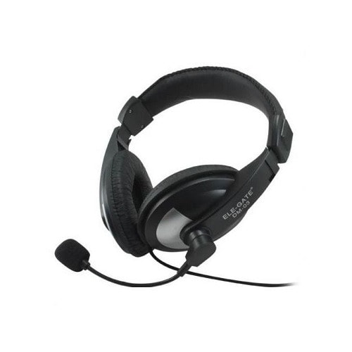 3.5mm Noise Cancelling Gaming Headset For PC Laptop Computer - Black