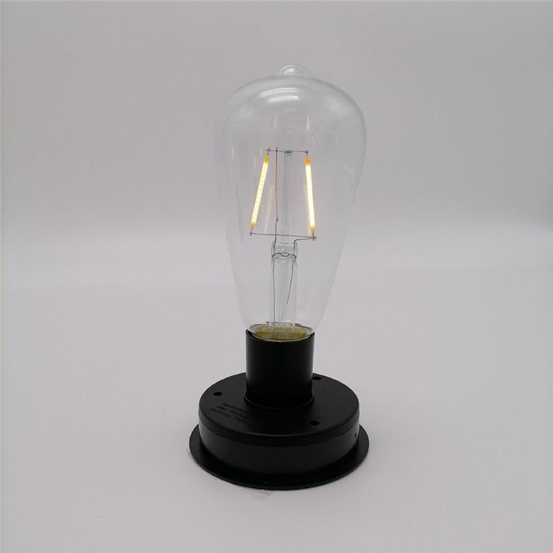 1Pc Solar LED Tungsten Filament Bulb Lamp 2800K Night Lights