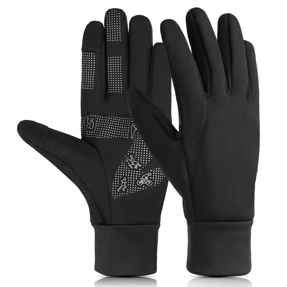 Winter Touchscreen Mittens Windproof Thermal Mittens for Driving Cycling Running Fishing Climbing