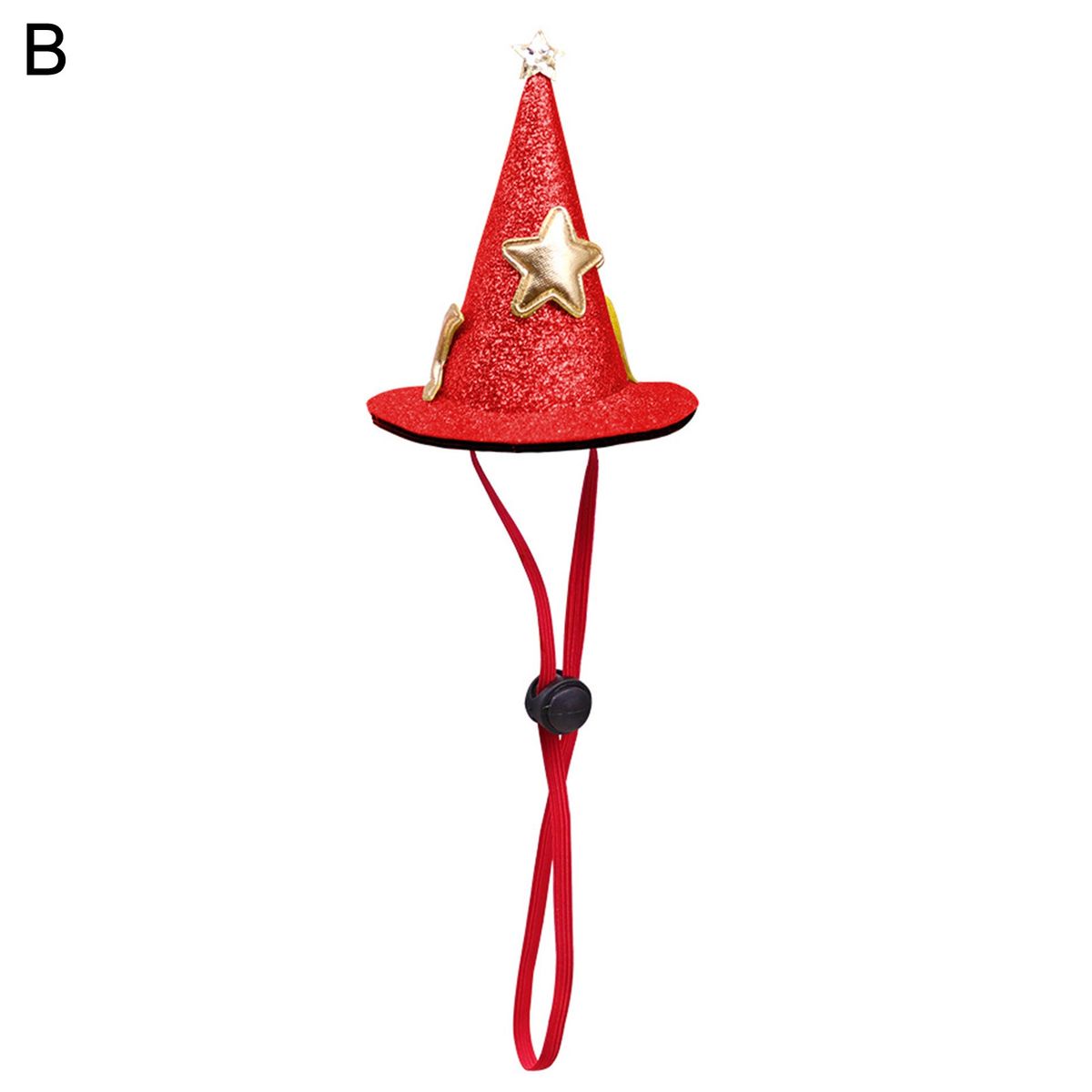 Puppy Cap Dog Pumpkin Wizard Halloween Hat Decoration B