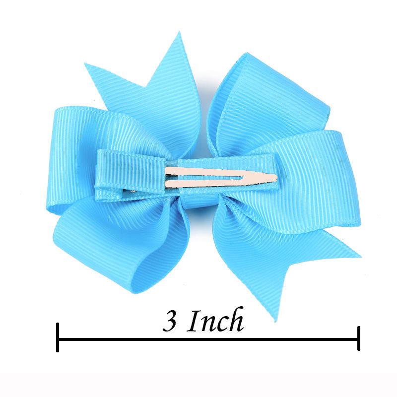 20 Pcs/sets Children Headwear Colorful Hair Clip Bow Tie