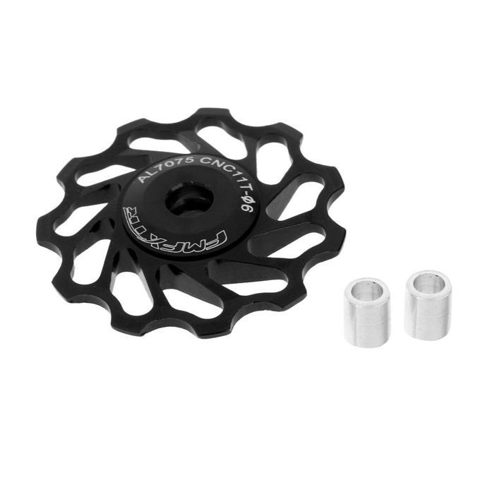 11T Alloy Bike Jockey Wheels Ceramic Bearings Rear Derailleur Black