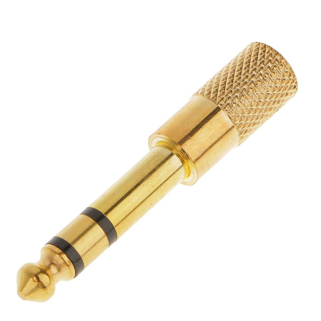 1/8 3.35mm Female To 6.5mm 1/4 Male Headphone Jack Adapter