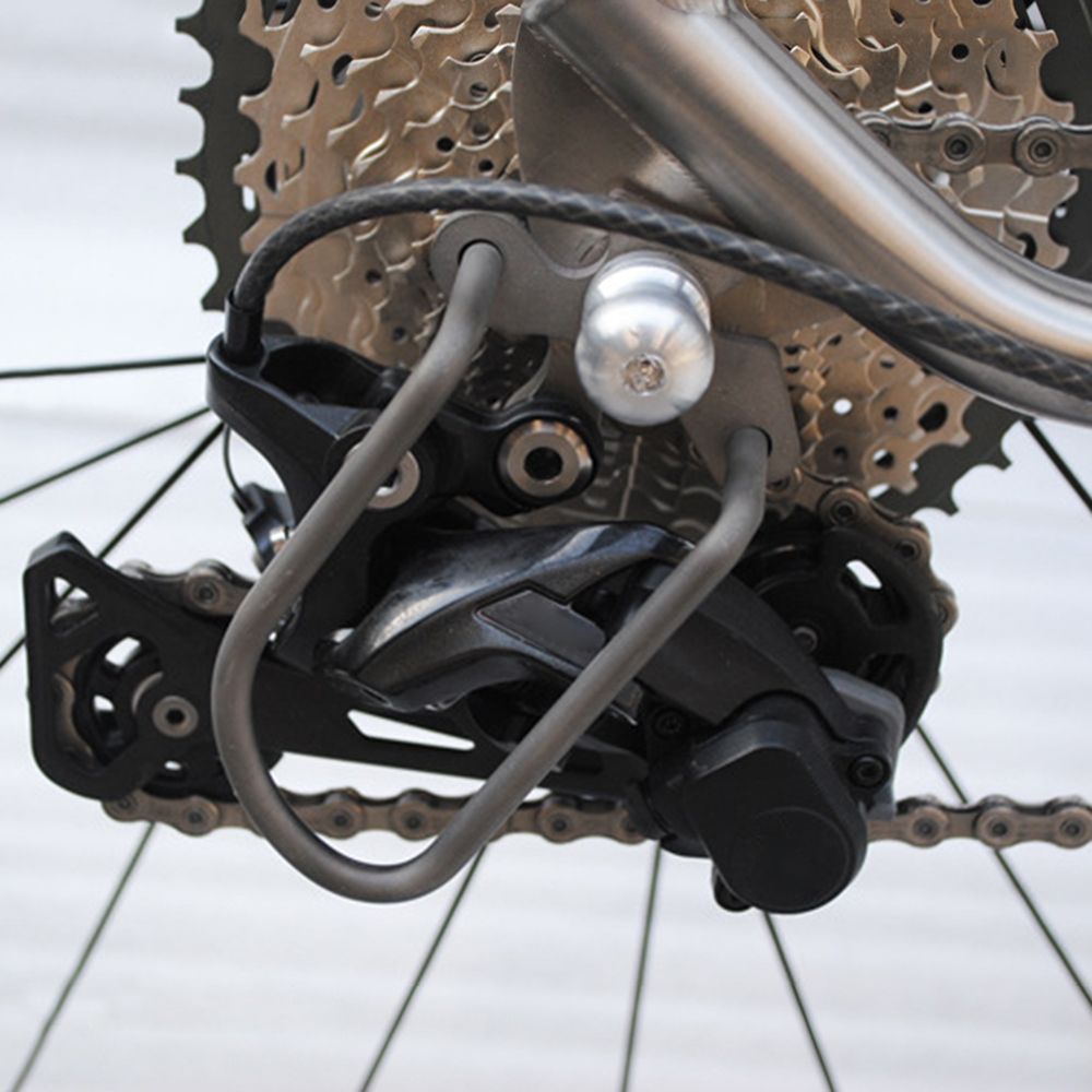 Bike Rear Derailleur Guard Rack Protector Cycling Aluminum