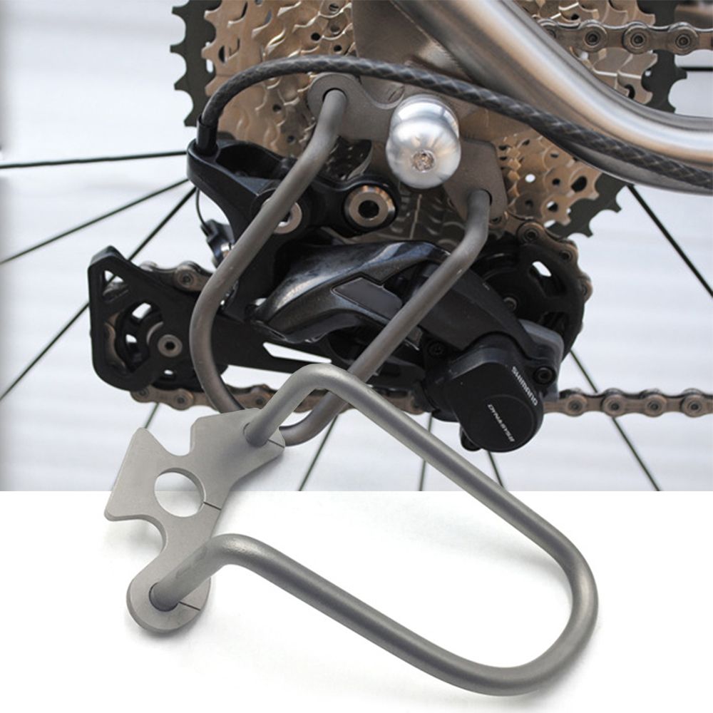 Bike Rear Derailleur Guard Rack Protector Cycling Aluminum