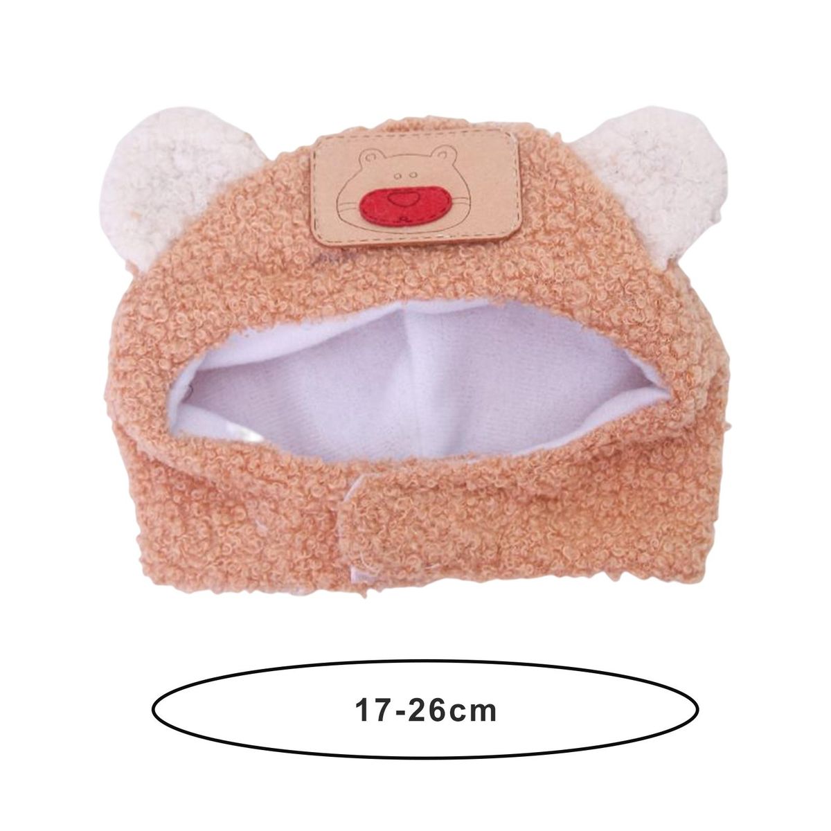 Cat Dog Headgear Cartoon Bear Ear Cat Dog Headgear Brown