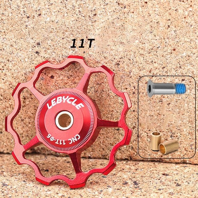 1pc Bicycle Steel Bearing Derailleur 11T 13T 15T Mountain Road Bike Rear Derailleur Pulley Roller Idler Bearing Jockey Wheel