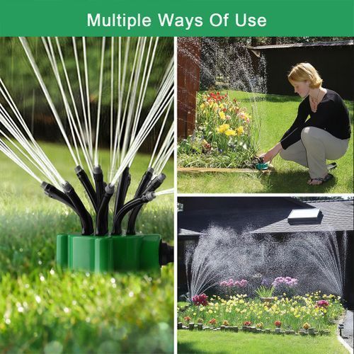 Watering Sprinkler 360-Degree Garden Automatic Multi-Head Gardening