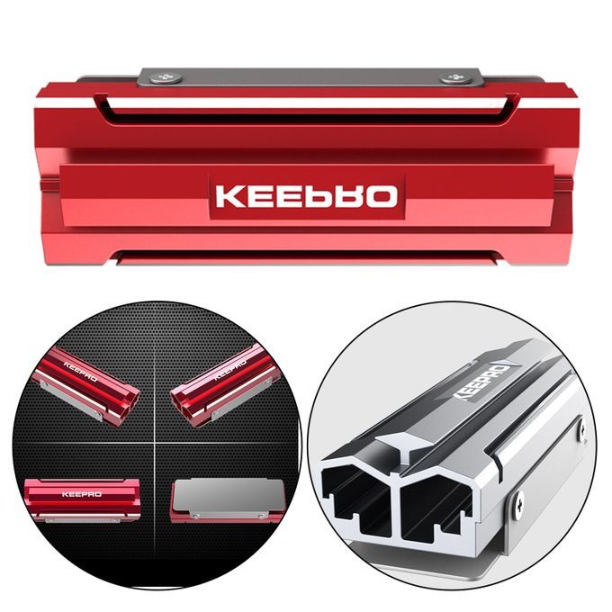 Aluminum Heatsinks Thermal Pads For M.2 2280 SSD Hard Drive Heat Red