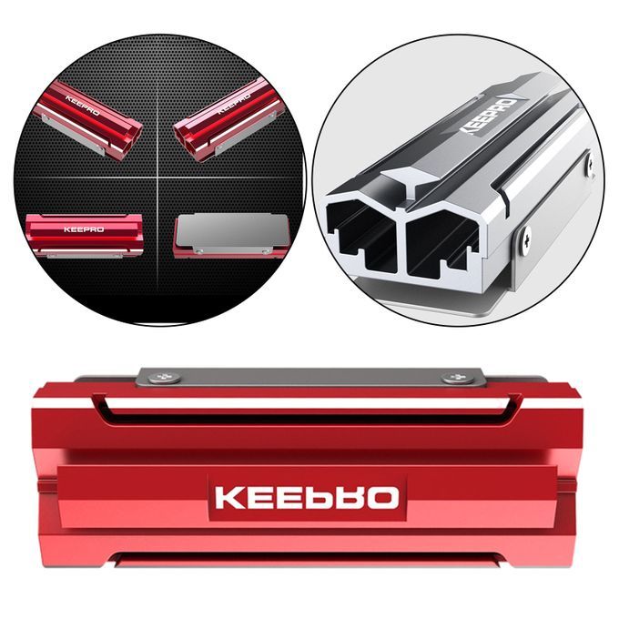 Aluminum Heatsinks Thermal Pads For M.2 2280 SSD Hard Drive Heat Red