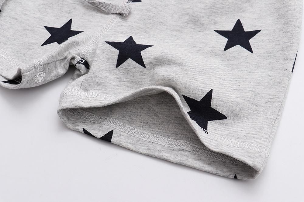 European and American summer children's new cotton striped shorts boys and girls casual pa