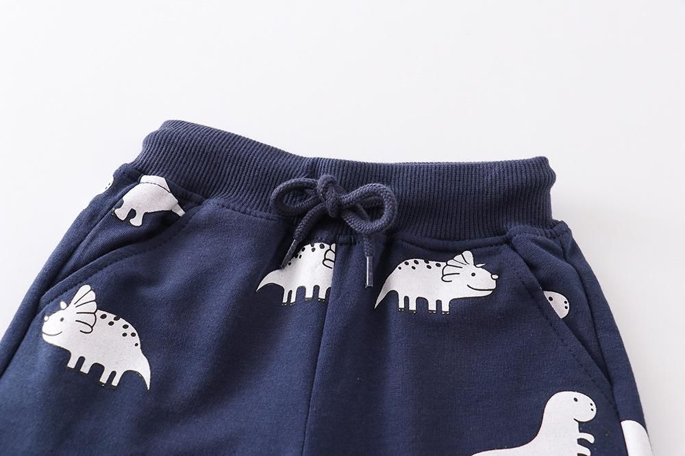 2023 Children's Summer New Cotton Printed Shorts Boys And Girls Casual Pants Children's Cl