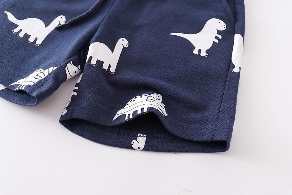 2023 Children's Summer New Cotton Printed Shorts Boys And Girls Casual Pants Children's Cl