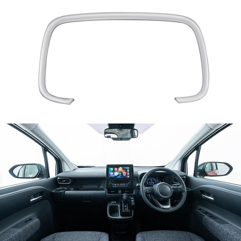 RHD Matt Silver Car Interior Dashboard Trim Instrument Board