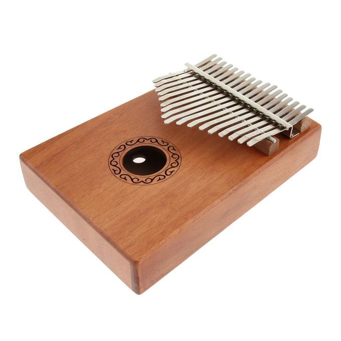 17 Keys Kalimba Thumb Piano   Body With Carry Bag Tuner Hammer