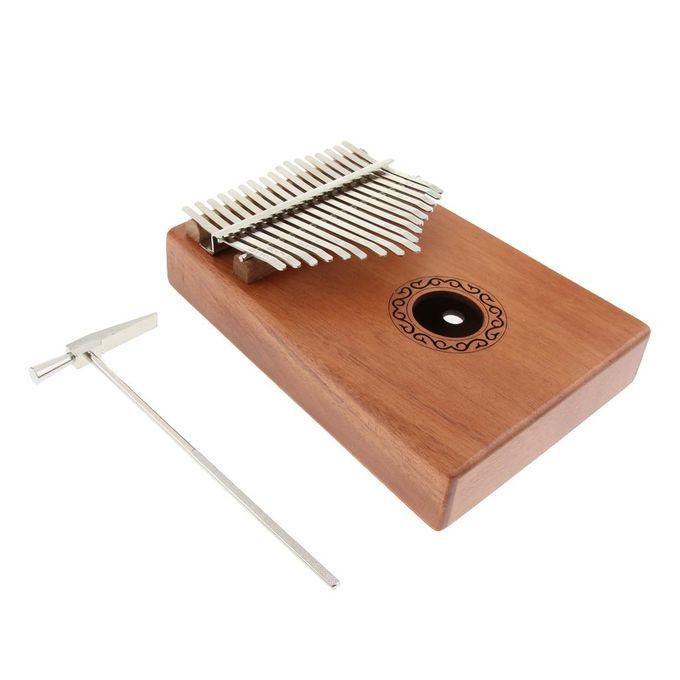 17 Keys Kalimba Thumb Piano   Body With Carry Bag Tuner Hammer