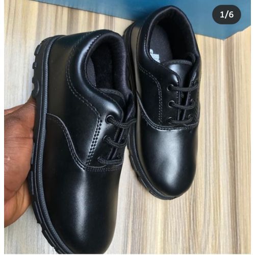 Back To School Boys School Shoes - Black