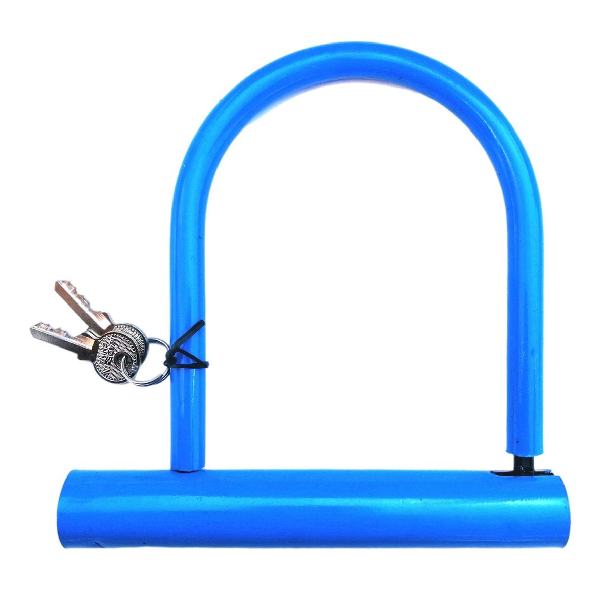 Sturdy Bike U Lock With Key, Heavy Duty Steel