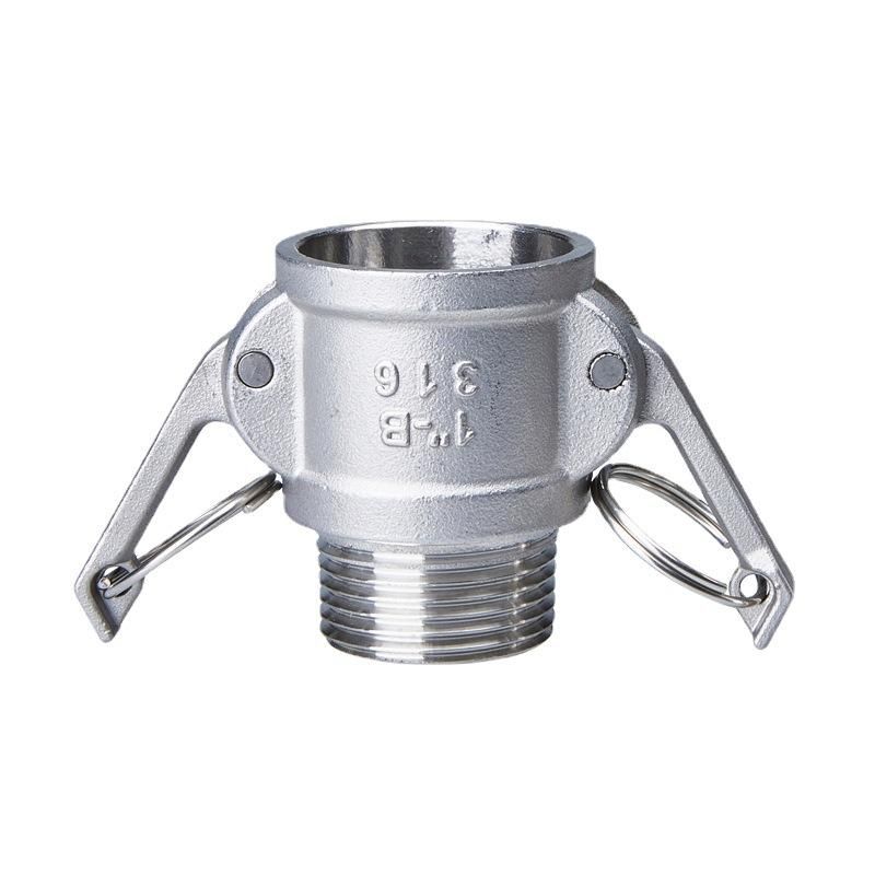 304/316 Stainless Steel Quick Connector Oil Accessories External Teeth Female End B- Type Quick Installation B- Type Connector