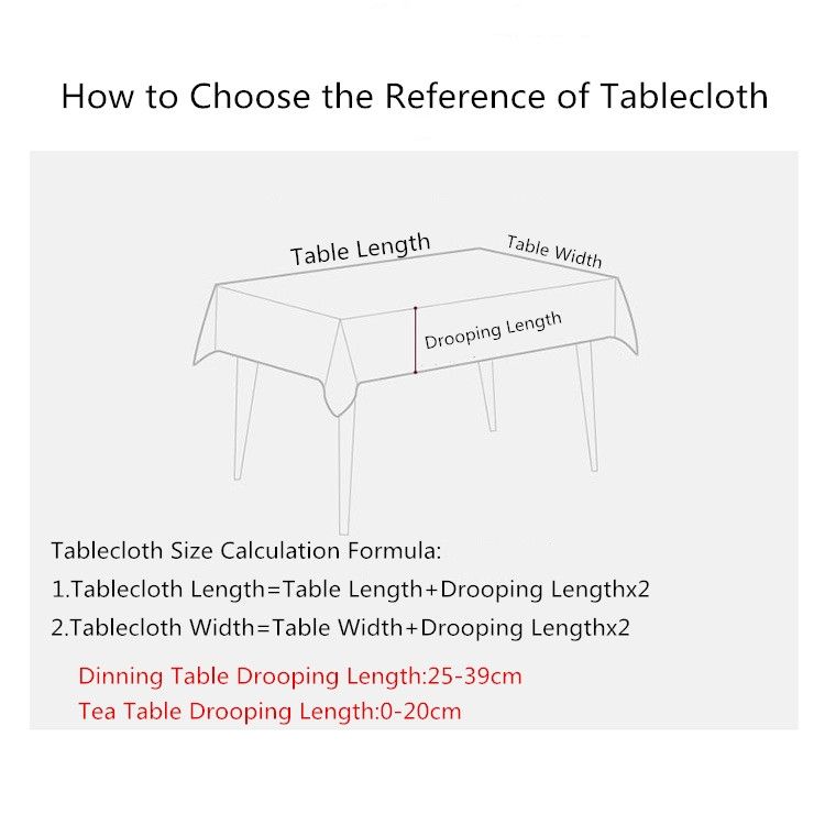 Tablecloth Plaid Decorative Linen Tablecloth