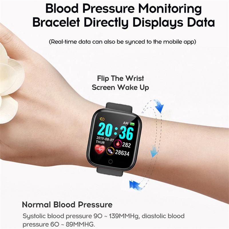 Men Ladies Smart Watch Y68 Bluetooth Function Watch