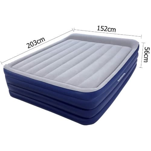Queen Size Inflatable Air Mattress With Built--in Ac Pump - 80