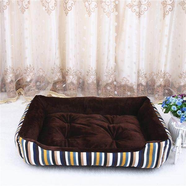 4 Size Choice Washable Resist Dirty And Bit Canvas Pet Pad Cat Dog Puppy Mat Bed#80CM Coffee 80cm {Brown}