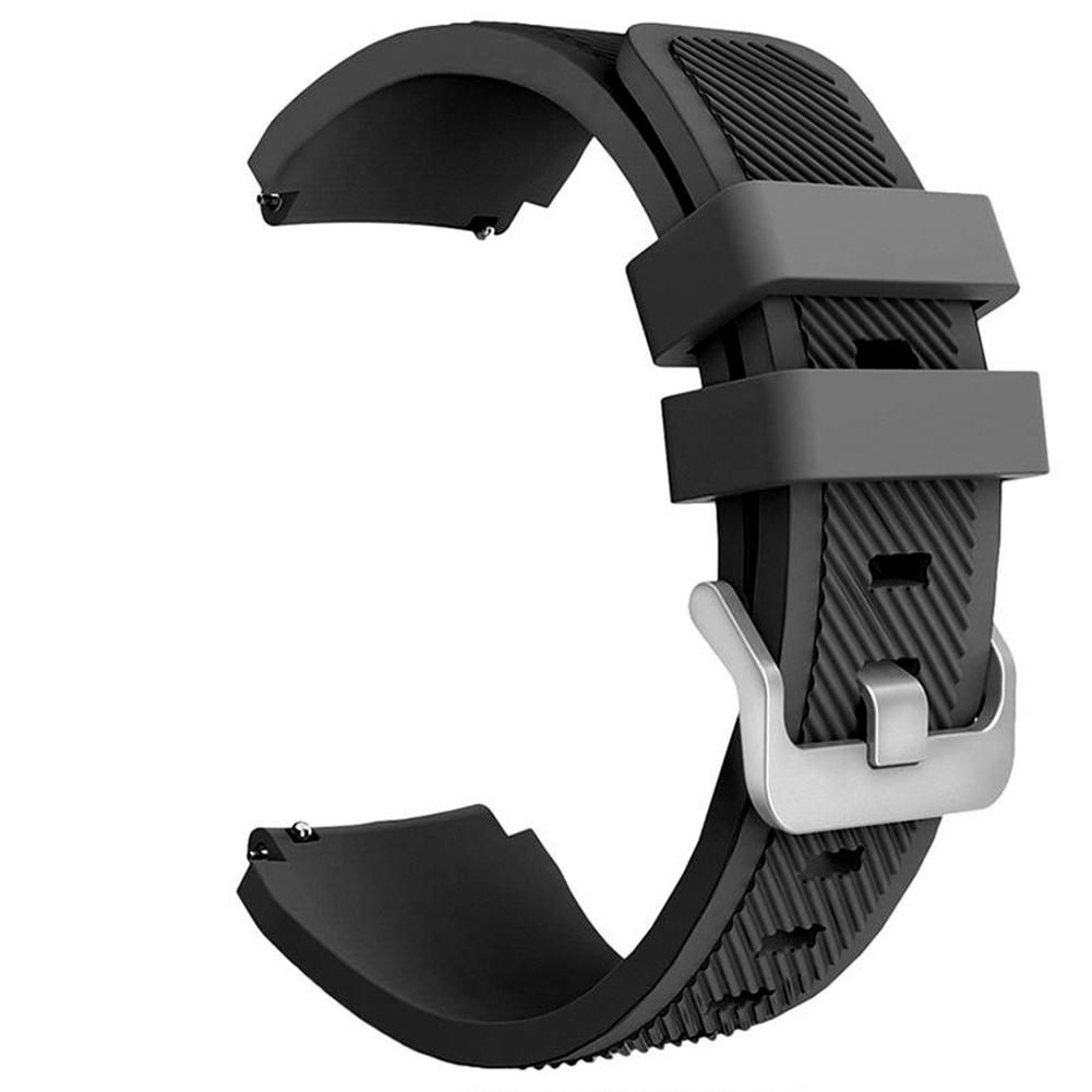 Silicone Replacement Wrist Band Sporty Buckle Watch Strap-