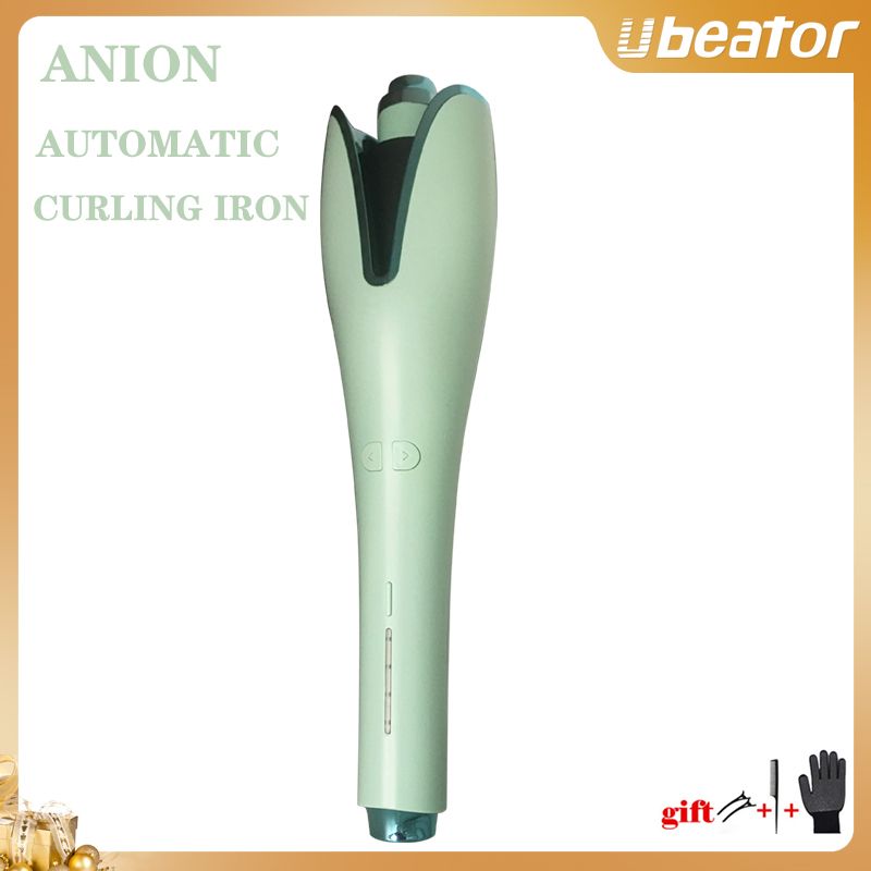 4 Heat Levels Smart Induction Auto Rotation Curling Wand Hair Curlers Ceramic Coating Fast Heating
