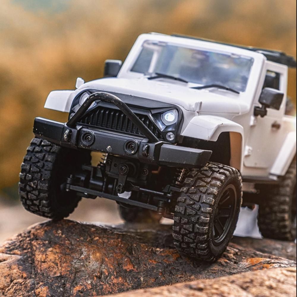 F2 RC Car 1/14 Scale Remote Control Truck Convertible 4WD 2.4GHz Off Road RC Trucks 30km/h High Speed Vehicle Crawler with LED Light RC Racing Car for Kids Adults