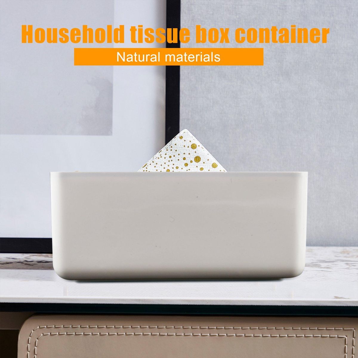 Tissue Box Wooden Lid Sanitary Paper Box Solid Wood Napkin H