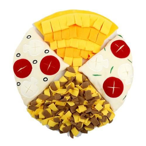 Dog Traning Sniffing Mat For Dog Pet Slow Feeding Snuffle Blanket Detachable Fleece Pads Dog Relieve Stress Nosework Puzzle Toy