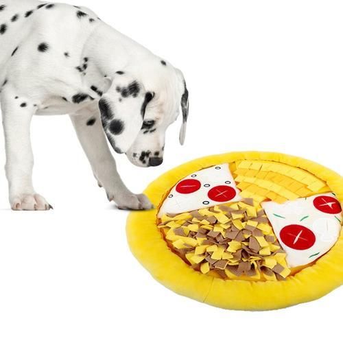 Dog Traning Sniffing Mat For Dog Pet Slow Feeding Snuffle Blanket Detachable Fleece Pads Dog Relieve Stress Nosework Puzzle Toy