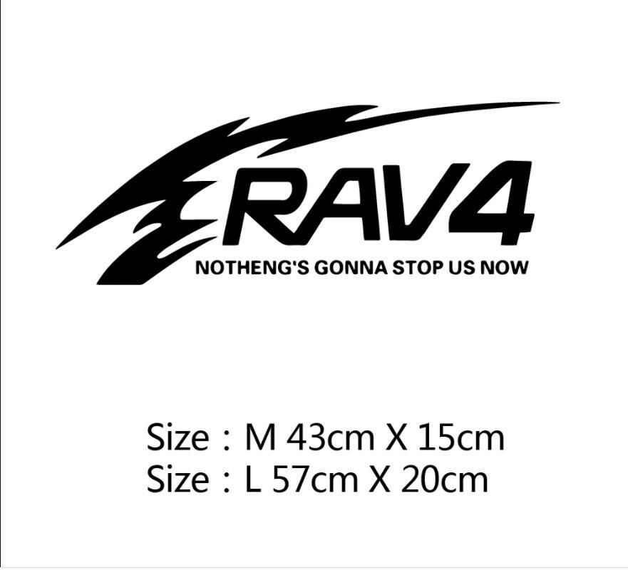 New Car Sticker Off-Road for Rav4 Spare Tire Decal Creative Racing Sports Car Decal Decoration Door Handle Vinyl Car Accessories