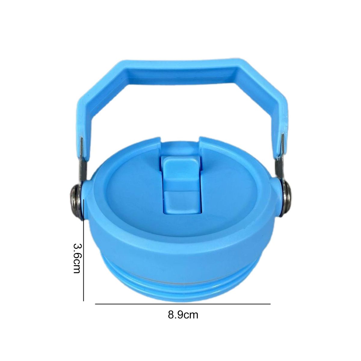 Portable Handle Tumbler Lid Leak Proof Splash Resistant for 2030oz Sky Blue