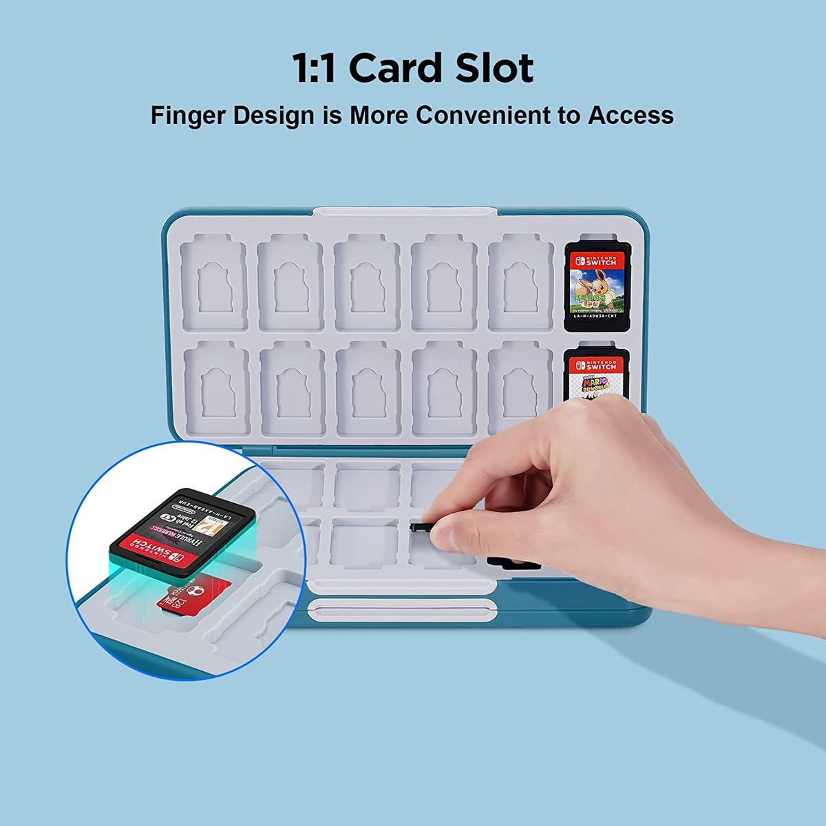 48 In 1 For Nintendo Switch OLED LITE Accessories Cute Game Card Case SD Cards Pink Shell Switch Storage Box For Nintendo Switch