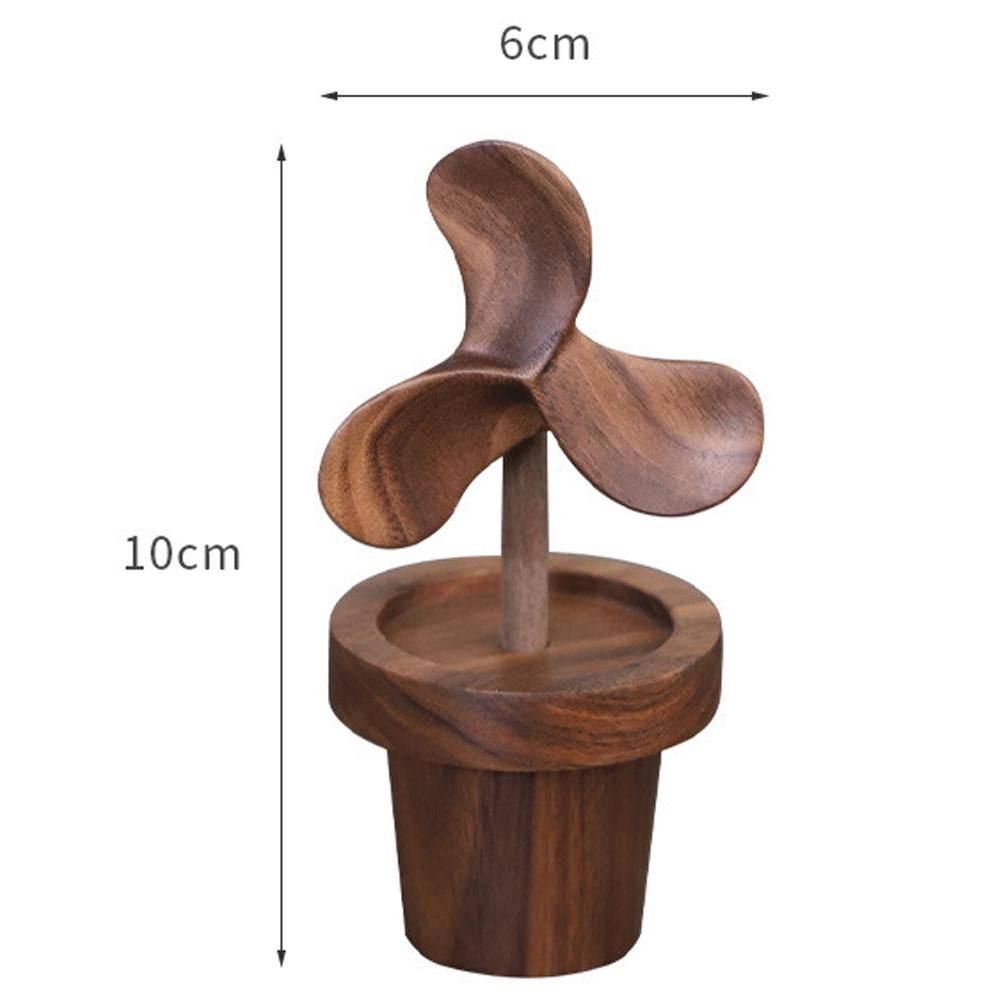 Creative Windmill Essential Oil Diffuser Wood Essential Oil
