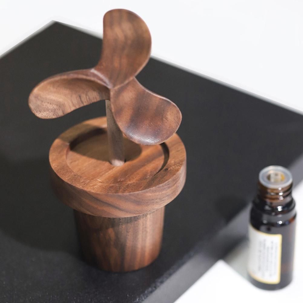 Creative Windmill Essential Oil Diffuser Wood Essential Oil