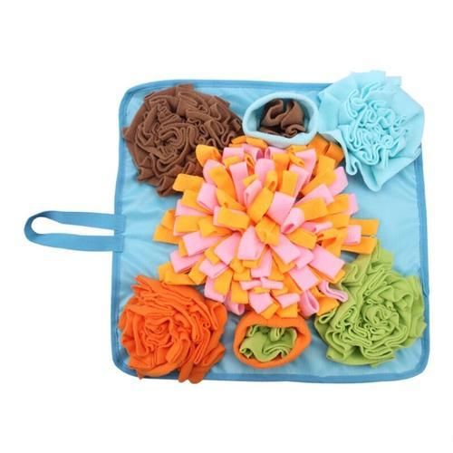 Snuffle Mat For Dogs Large Feeding Pad Interactive Puppy Puzzle Toy Pet Nosework Training Play Mats For Stress Relief